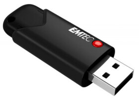 EMTEC B120 Click Secure 512GB černá / Flash Disk / USB 3.0 / R: 100MBs / W: 20MBs (ECMMD512GB123)