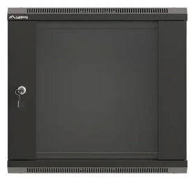 Lanberg WF03-5309-10B černá / Nástěnný rozvaděč / 19" / 9U / 540×350 mm / skleněné dveře / Nosnost 60 kg (WF03-5309-10B)