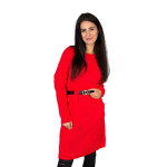 HOSH Pletené šaty ELLIS s páskem Barva: Tmavě šedá