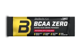 BioTech BCAA Zero / Aminokyselinový doplněk / vodní meloun / sypký / 9 g