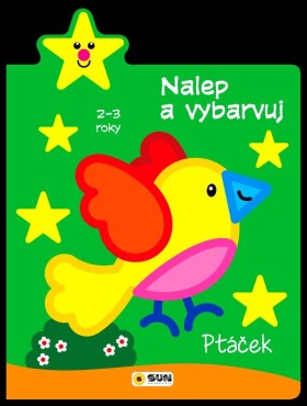 Nalep vybarvuj Ptáček