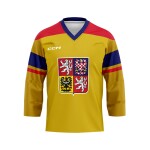 Zlatý dres české hokejové reprezentace Dominik Kubalík #81 MISTŘI 2024 CCM Fandres replica Velikost: