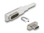 DeLock Kabel TB3 USB-C (M) - TB3 USB-C (M) 1.2m bílá (86703)