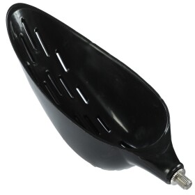 Giants Fishing Zakrmovací lopatka se závitem Baiting Spoon with holes Black 23cm,Giants Fishing Zakrmovací lopatka se závitem Baiting Spoon with holes