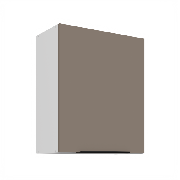 Horní skříňka Aria 60 G-72 1F Barva korpusu: Bílá, Barva dvířek: TA - Sandgrau AFM