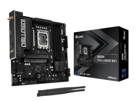 ASRock B860M Challenger WiFi / Základní deska / LGA1851 / Intel B860 / mATX / DDR5 / Wi-Fi 7 (90-MXBUP0-A0UAYZ)