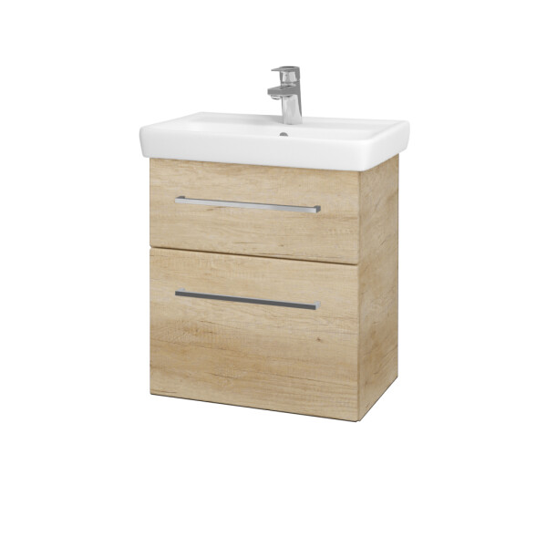 Dřevojas - Umyvadlová skříňka GO SZZ2 55 - D15 Nebraska / Úchytka T04 / D15 Nebraska 204624E