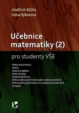Učebnice matematiky (2) pro studenty VŠE - Jindřich Klůfa