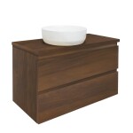 Koupelnová skříňka s krycí deskou SAT B-Way 99x50x45 cm ořech mat BWAY2100NUTDESK BWAY2100NUTDESK
