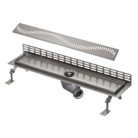 SANELA - Nerezové žlaby Sprchový žlab ke stěně, délka 75 cm, lesklá nerez SLKN 06A