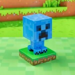 LED světlo Minecraft - Creeper modrý - EPEE