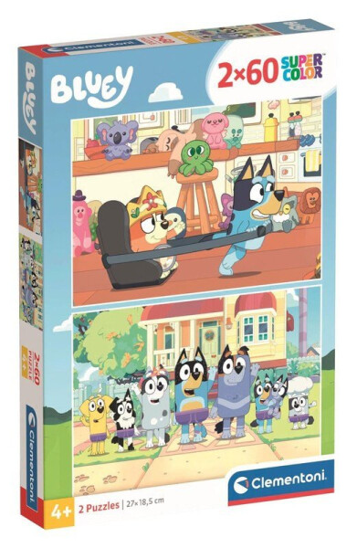 Puzzle Bluey 2x60 dílků