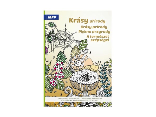 Krásy přírody, antistresové omalovánky, MFP