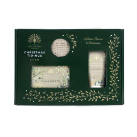The English Soap Company Dárková sada péče o ruce Under the Mistletoe – 3 ks, zelená barva