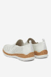 Polobotky Rieker N4251-80 Přírodní kůže (useň) - Lícová