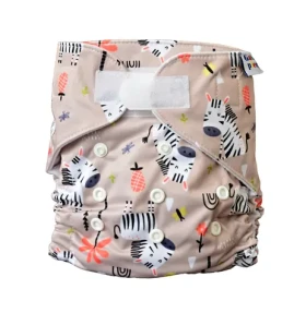 GaGa's Látková plena AIO Zebra na suchý zip (8594197442122)