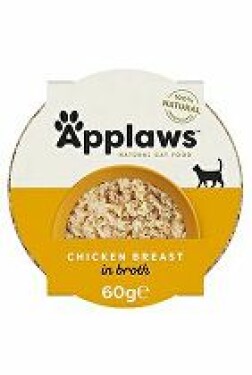 Applaws Cat miska Adult Broth kuřecí prsa 60g
