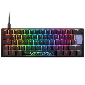Ducky One 3 Classic Mini Cherry MX-Blue černá / herní klávesnice / podsvícená / mechanická / drátová USB-C / DE (DKON2161ST-CDEPDCLAWSC1)