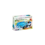 Kovová stavebnice závodní auto 208 ks