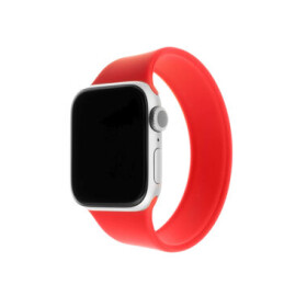 FIXED Elastic Silicone Strap pro Apple Watch 38/40mm XS červený FIXESST-434-XS-RD
