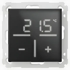 Homematic IP HmIP-WGT-A černá / Skleněný nástěnný termostat (90321020)