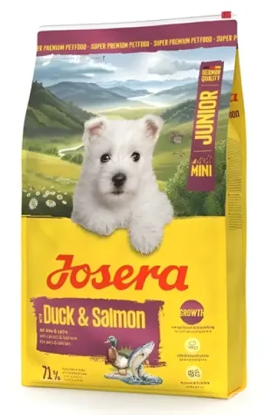 Josera Mini Junior Duck Salmon 10 kg / Granule pro psy / malá plemena / štěňata (50012747)