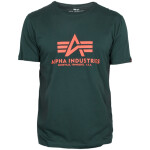 Alpha Industries Tričko Basic T-Shirt petrolejové 4XL
