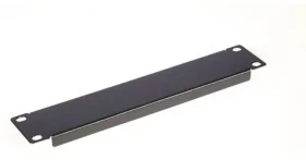 Equip 10" Záslepka černá / Záslepka / 1U / RAL9005 / kov (EZBP-10-B)