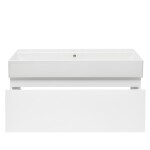 Koupelnová skříňka s umyvadlem SAT B-WAY 99x30x45 cm bílá lesk BWAY100WU2 BWAY100WU2