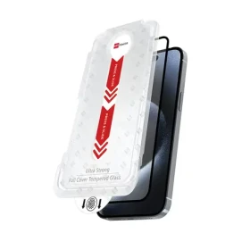 ER POWER Full Cover ochranné sklo pro Apple iPhone 16 Plus / Ochranné sklo / 6,7" / 9H / Instalační rámeček (ERGSFCBAPIP1667)