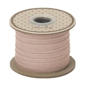 Maileg Dekorativní stuha Powder - 25 m, růžová barva, béžová barva, textil