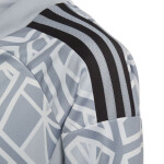 Dětské brankářské tričko adidas Condivo 22 s dlouhým rukávem, šedé HB1646 128cm