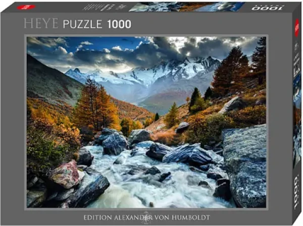 HEYE Puzzle Horský potok, Švýcarsko