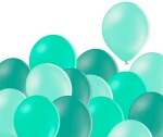Mix tyrkysových balonků 100 kusů Balonky.cz Mix tyrkysových balonků 100 kusů Balonky.cz