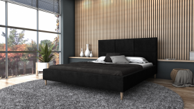 FRONTI Postel SAND 160x200 černá