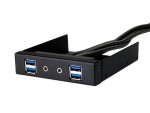 SILVERSTONE SST-FP32B-E / přední panel / montáž do 3,5 / 4x USB 3.0 / HD audio / černá (SST-FP32B-E)