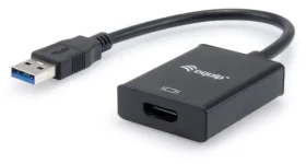 Equip Adapter USB-A - HDMI černá / Redukce / Full HD 1920x1080 / 0,25 m (133385)