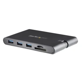 StarTech Multiportový adaptér USB-C na HDMI, VGA a LAN černá / Adaptér / USB 3.2 Gen2 / Ethernet RJ-45 / čtečka karet (DKT30CHVSCPD)
