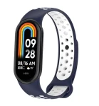 Beline Design Xiaomi Mi Band 10/9/8 modro-bílý / Řemínek / silikon