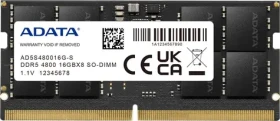ADATA 32GB (1x 32GB) DDR5 4800MHz / CL40 / SO-DIMM / 1.1V (AD5S480032G-S)