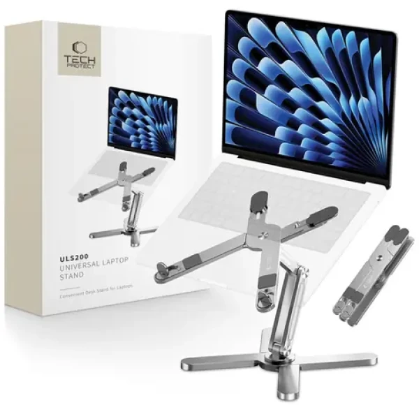 Tech-Protect ULS200 stříbrná / Stojan pro notebook / do 16"