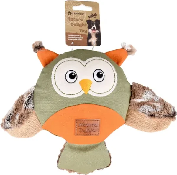 Flamingo Natura Delight - Sova 24cm / Hračka pro psy (FLA-520650)