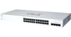 Cisco CBS220-24FP-4G-EU / Switch / 24x RJ-45 10/100/1000 / 4x Gigabit SFP / PoE+ do racku