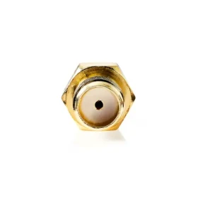 Nedis Adaptér RP-SMA(F) - SMA(F) zlatá / Adaptér / Pozlacené kontakty / 50 Ohm / 2 ks (CSGB02113GD)