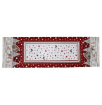 DumDekorace Vánoční gobelínový běhoun na stůl Zimní krajina Šířka: 40 cm | Délka: 180 cm