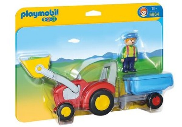 Playmobil 6964 Traktor s přívěsem