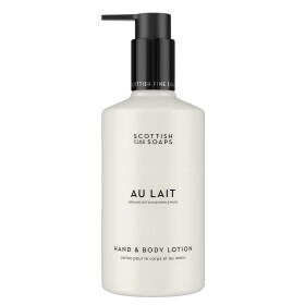 SCOTTISH FINE SOAPS Hydratační mléko na ruce a tělo Au Lait 300 ml, bílá barva, plast