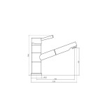 Eisl - Dřezová stojánková baterie s výsuvnou sprškou UNICORN, chrom 33770UNICORN