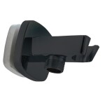 RAV Slezák - Držák sprchy, s vývodem pro hadici, Černá - matná MD0615CMAT MD0615CMAT