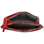 Stylová malá crossbody kabelka Perlla new, červená